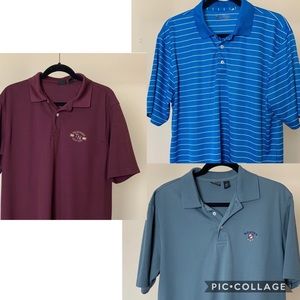 3 Men’s Golf Shirts